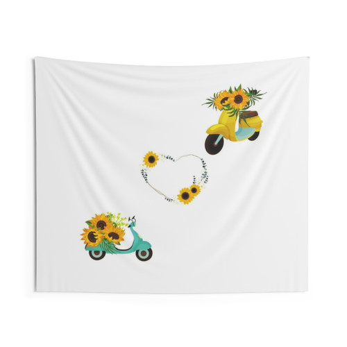 Colorful Sunflower Tapestry