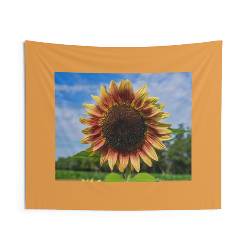 Sunny Sunflower Field Tapestry