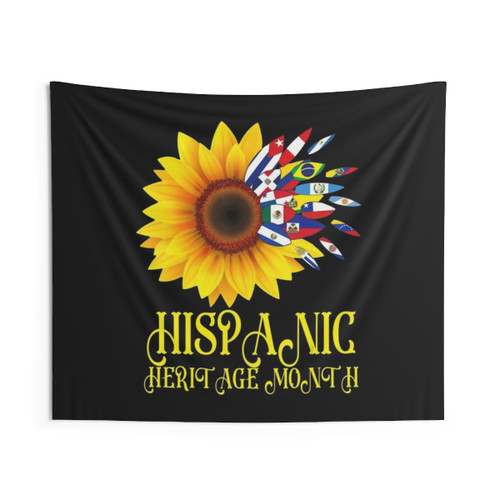 Hispanic Heritage Month Sunflower Tapestry