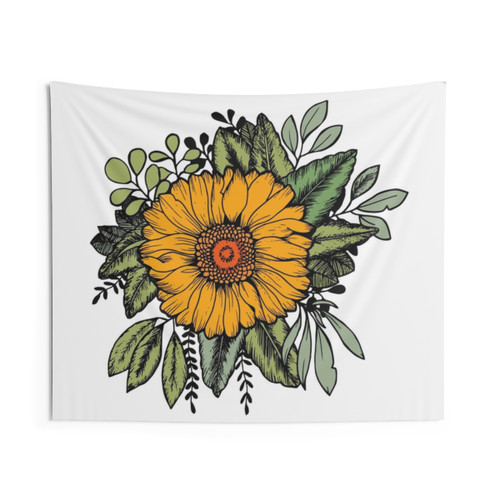 Sunflower Bouquet Tapestry