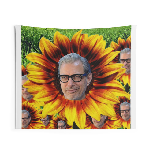 Jeff Goldblum Sunflower Tapestry