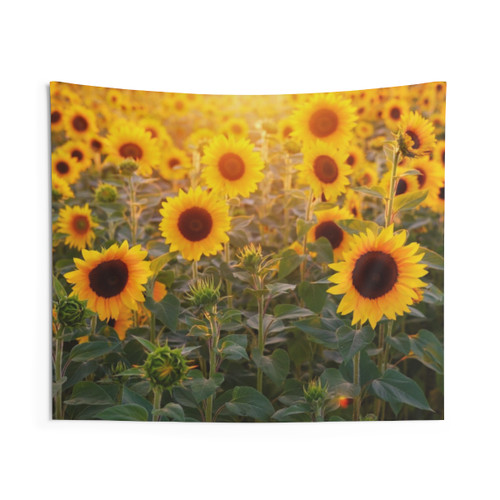 Sunflower Field Tapestry