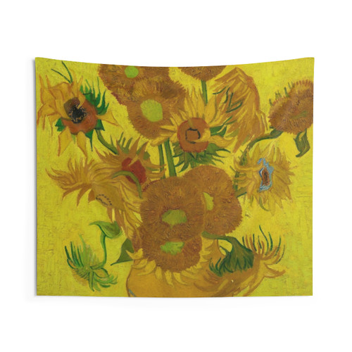Sunflowers by Van Gogh Vintage Tapestry