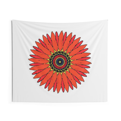 Anime Sunflower Tapestry - Pastel Kawaii Home Decor
