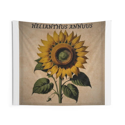 Sunflower Symphony Tapestry - Nature's Golden Elegance
