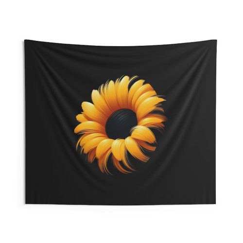 Vibrant Sunflower Art Tapestry