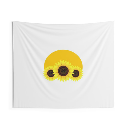 Sunflower Design Tapestry - Vibrant Botanical Wall Decor