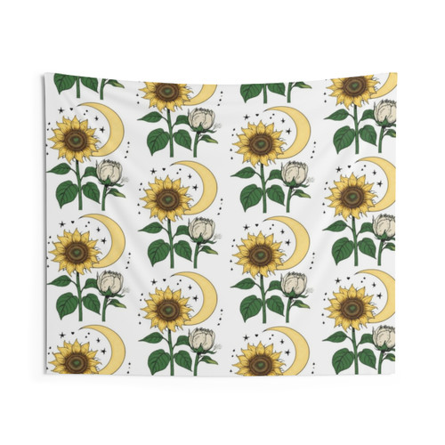Sunflower Floral Tapestry
