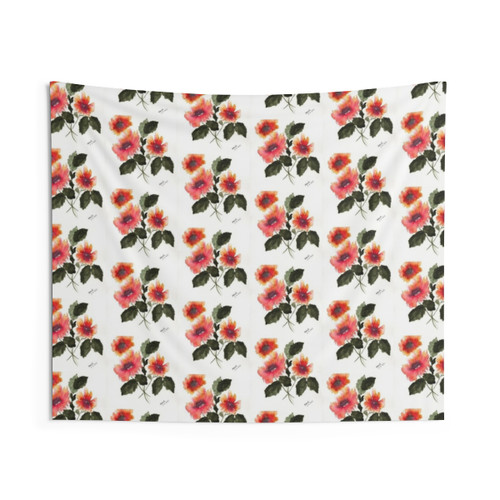 Autumn Blaze Floral Tapestry