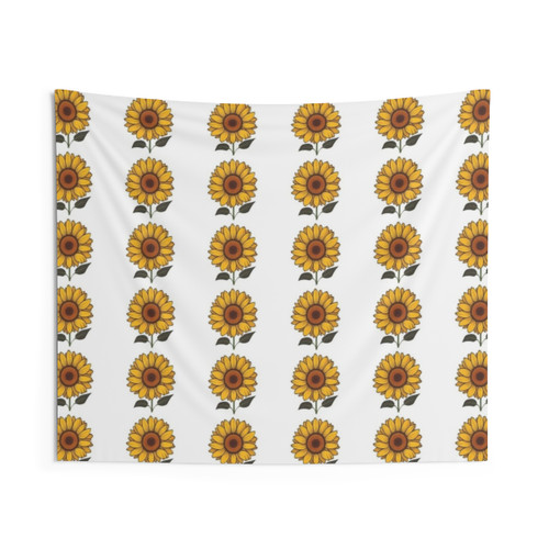 Minimalist Sunflower Tapestry Wall Hanging