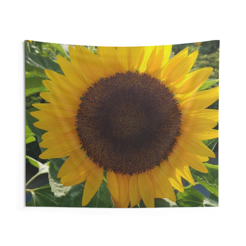 Vibrant Sunflower Tapestry Wall Hanging