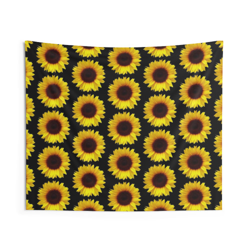 Sunflower Pattern Tapestry Wall Hanging
