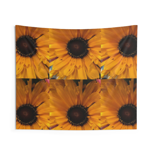 Evening Sunflower Tapestry Wall Art
