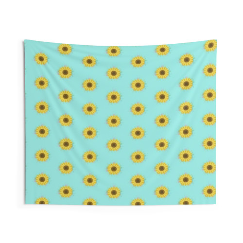 Sunflower Watercolor Tapestry