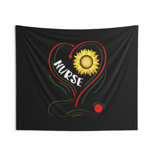 Sunflower Love Nurse Tapestry