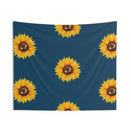 Watercolor Sunflower Tapestry