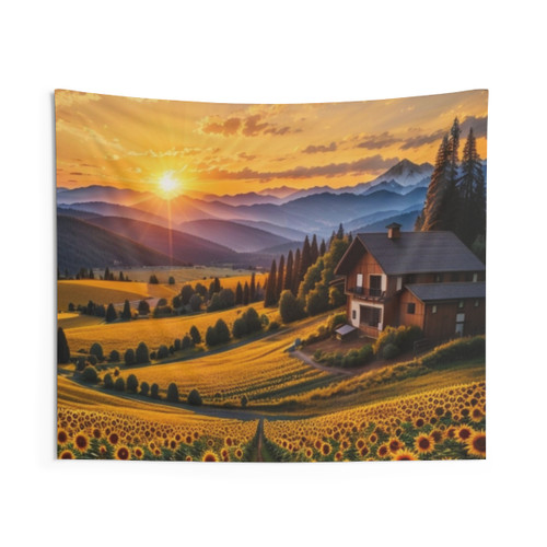 Sunflower Garden Tapestry