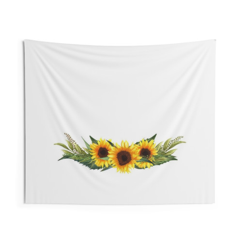 Sunflower Pattern Tapestry