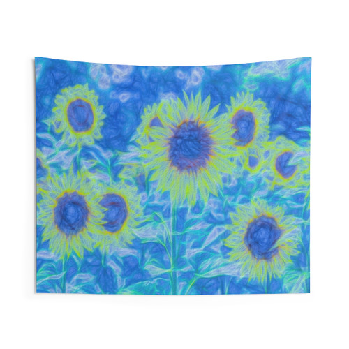 Impressionist Sunflower Tapestry