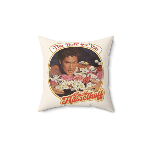 David Hasselhoff Knight Rider themed pillow