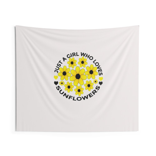Sunflower Lover Tapestry - Bright and Beautiful Sunflower Artwork