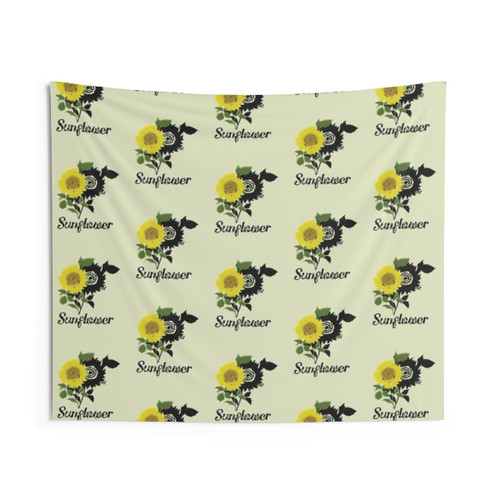 Sunflower Dancing Floral Tapestry