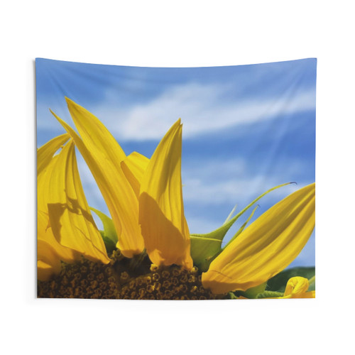 Sunflower Petals Art Photo Tapestry