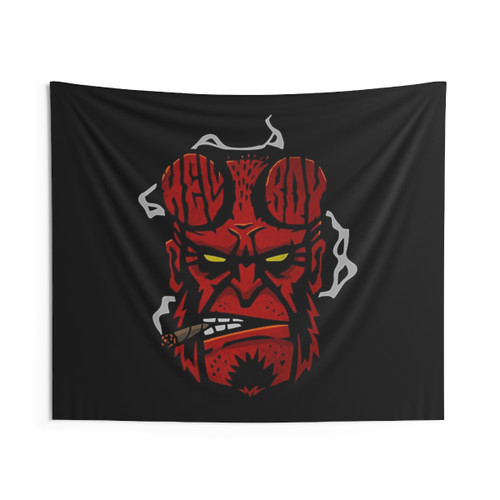 Hellboy Comic Superhero Tapestry Wall Hanging