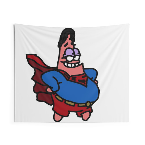 Patrick Star Cartoon Tapestry