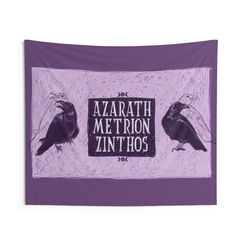 Azarath Metrion Zinthos Raven Tapestry