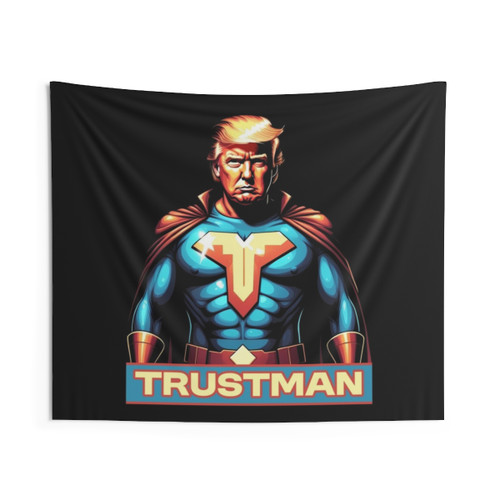 Trump Superhero Trustman Trust Tapestry Wall Decor