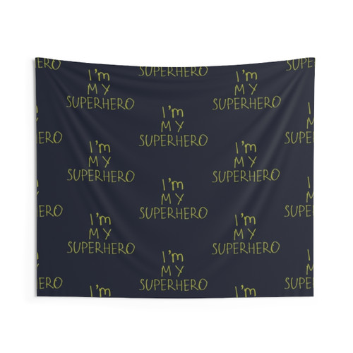 Inspiring "I'm My Superhero" Tapestry"