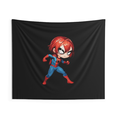 Marvel Spider Girl Chibi Superhero Tapestry