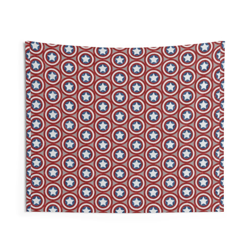 Superhero Shields Wall Tapestry