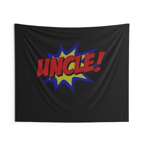 Superhero Uncle Tapestry - Custom Home Decor