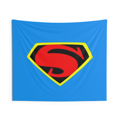 Retro Superhero Tapestry featuring Max Fleischer's Classic Designs