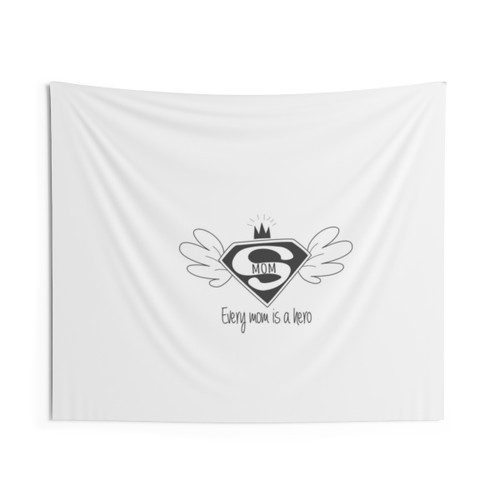 Mom the Superhero Tapestry