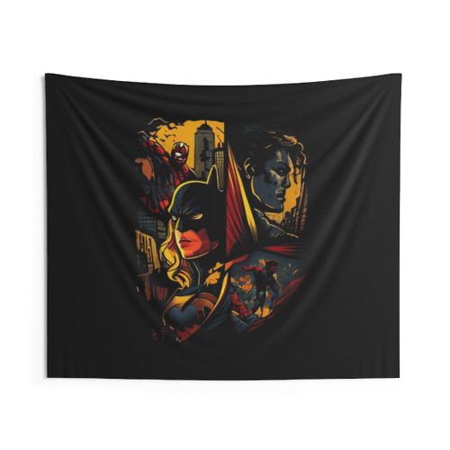 Iconic Superhero Tapestry for Home Decor