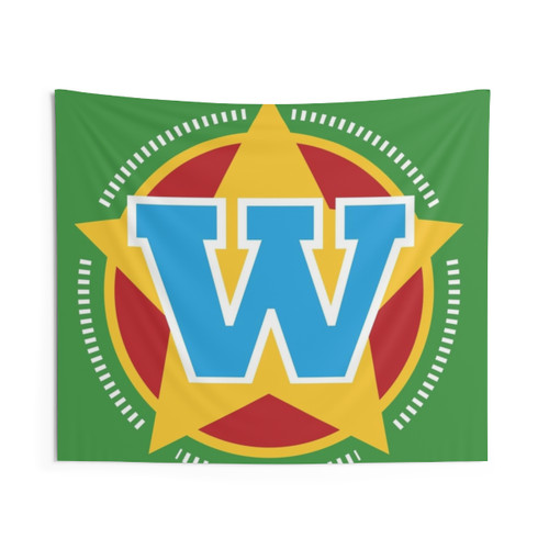 Superhero Letter W Tapestry