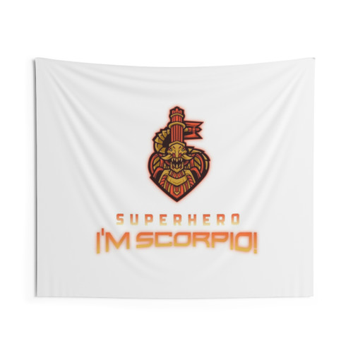 Scorpio Superhero Tapestry