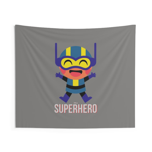 I'm a SuperHero 07 Tapestry - Superhero Themed Home Decor