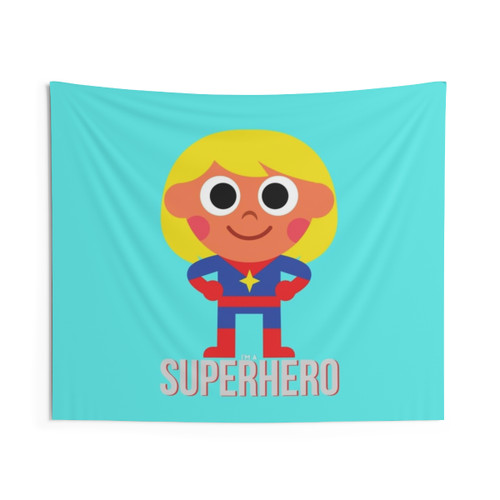 I'm a SuperHero 12 x 12 Tapestry featuring superhero design