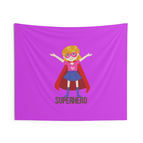 Superhero Me Tapestry - 24x36 Inch Wall Art