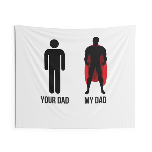 Superhero Father's Day Tapestry Gift
