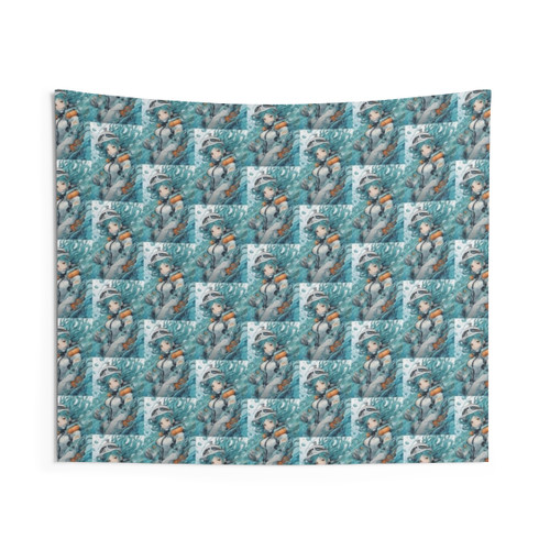Superhero Aqua Guardian Tapestry