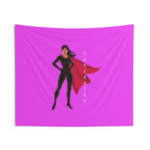 Superhero tapestry wall decor