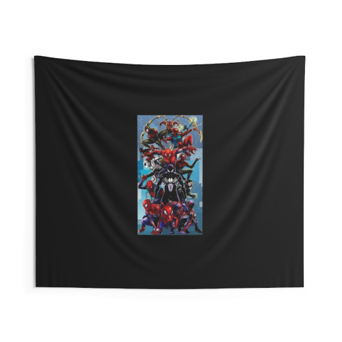 Spider Superhero Sticker Tapestry - Decorative Wall Hanging