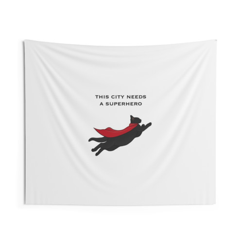 Superhero Cat Tapestry