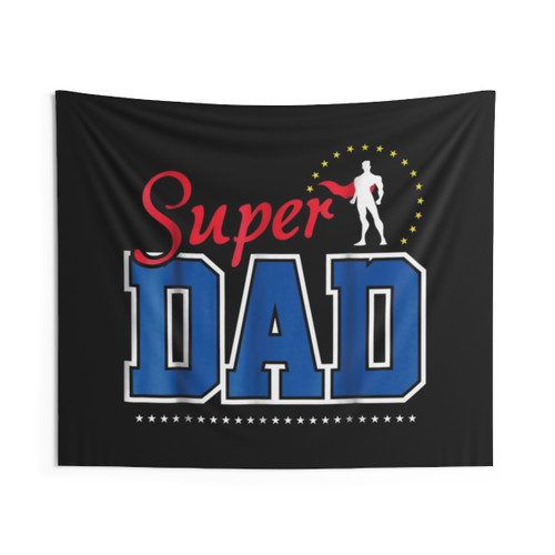 Superhero Super Dad Fathers Day Tapestry