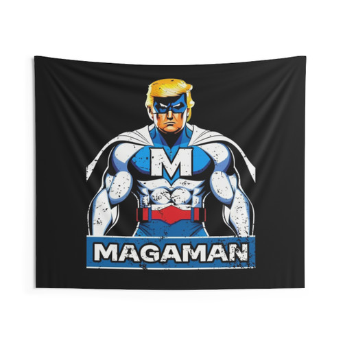 MAGA Superhero Trump 2024 Tapestry
